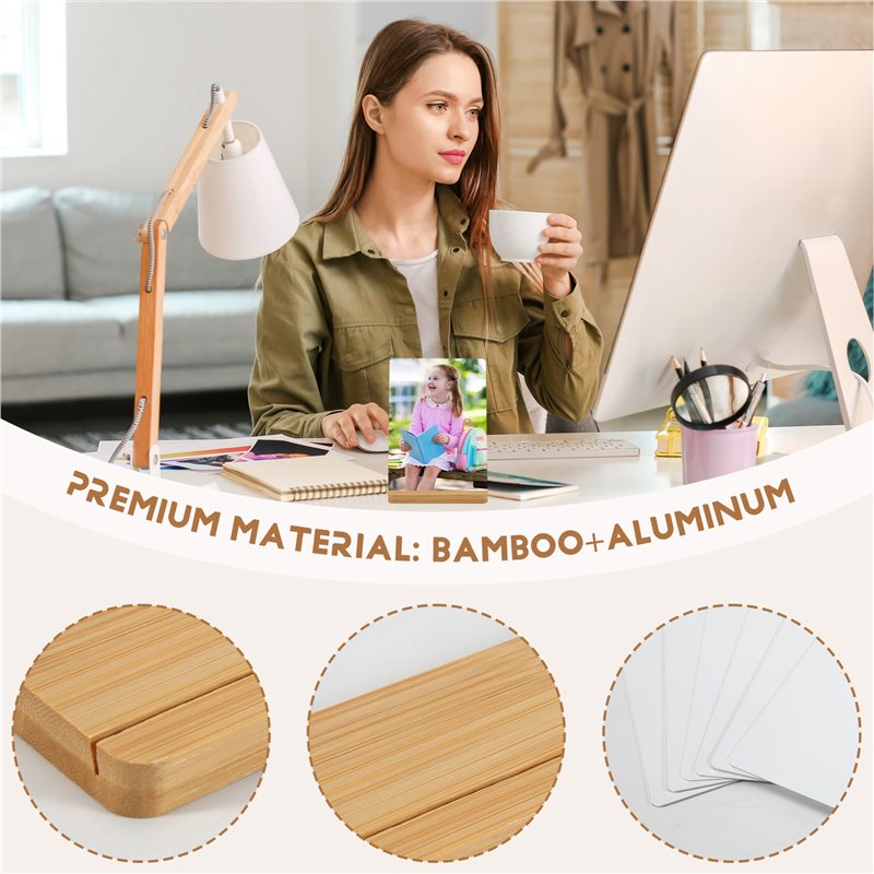 Bamboo Photo Frame - Набор из 6 заготовок для сублимационных
