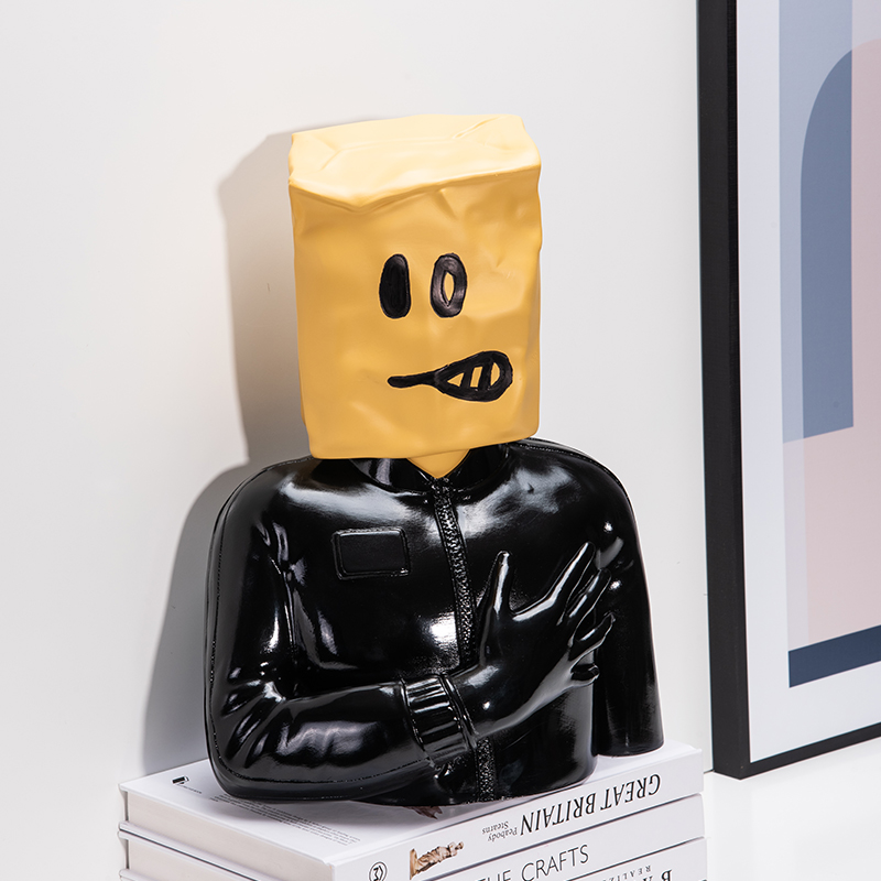 Home Decor Y2K - Скандинавский домашний декор, статуя Бэнкси, украшение