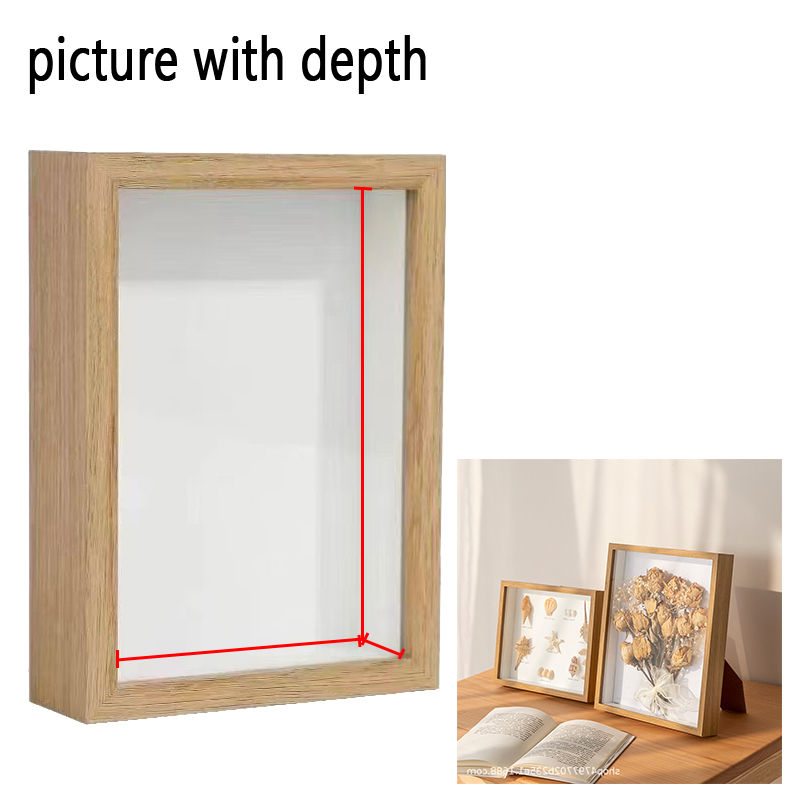 Bamboo Photo Frame - 3D деревянные фоторамки глубиной 3 см