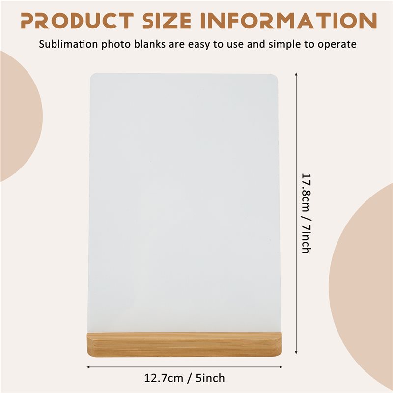 Набор из 6 заготовок для субли – обзор и цена Bamboo Photo Frame