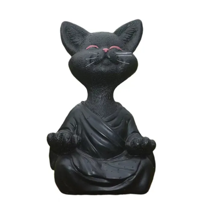 Скульптура кошки для медитации – обзор и цена Home Decor Za
