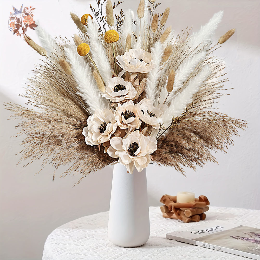 55 шт., букет искусственных цв – обзор и цена Pampas Grass Decor