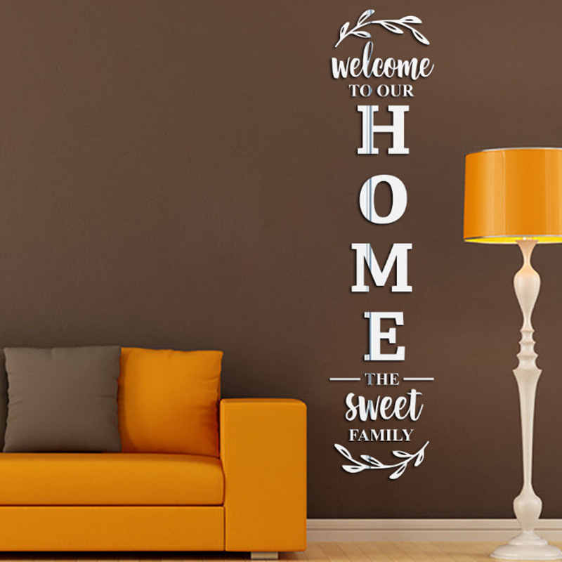 3D зеркальная наклейка на стен – обзор и цена Home Decor Y2K