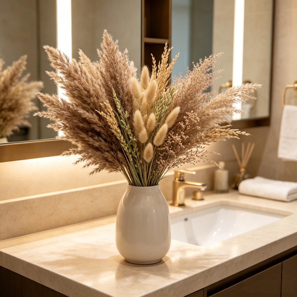 1 букет из смешанных сухоцвето – обзор и цена Pampas Grass Decor
