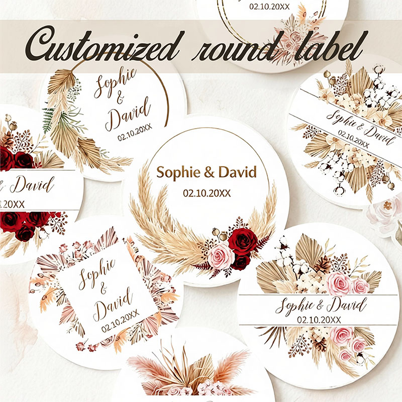 Персонализированные свадебные  – обзор и цена Pampas Grass Decor