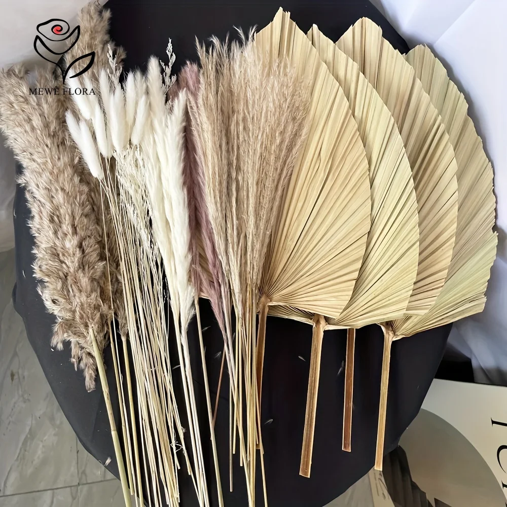 35 шт., натуральная пампасная  – обзор и цена Pampas Grass Decor