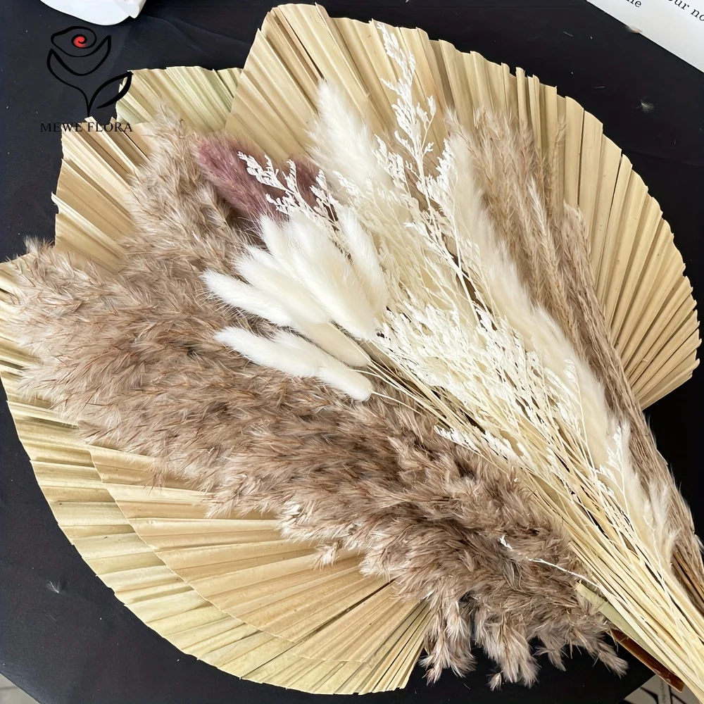 35 шт., натуральная пампасная  – обзор и цена Pampas Grass Decor