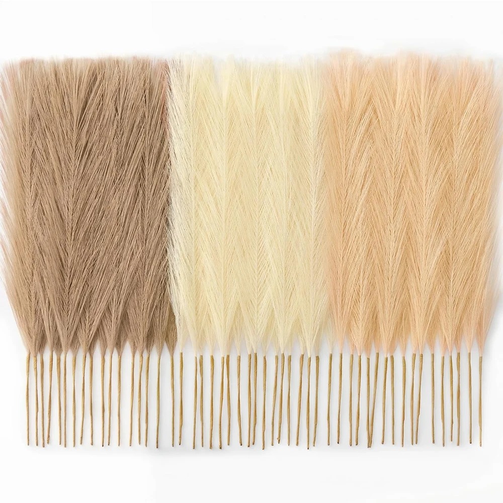 15 шт. Искусственные стебли па – обзор и цена Pampas Grass Decor