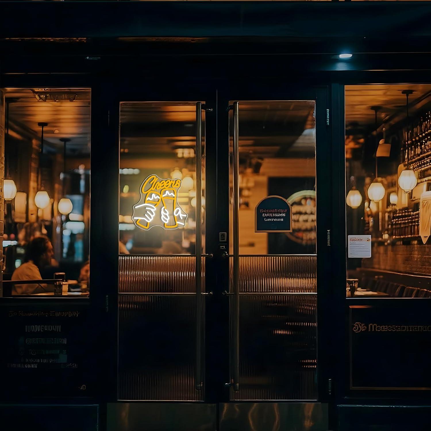 Неоновая вывеска «Cheers Cockt – обзор и цена Home Decor Theme